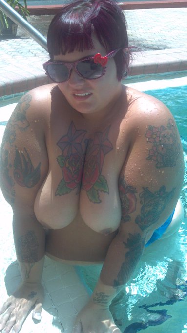 Sorry long overdue pic of me as a thank you to my followers. Enjoy! #BBW #PORN #TATTOOS #PUNK #BBWPORN