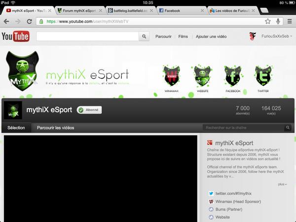 mythiX's tweet image. On franchit le cap des 7000 abonnés sur notre chaîne YouTube ! Merci à tous de votre soutient !! youtube.com/user/mythiXWeb…