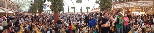 10:40am #LiveFrom #Oktoberfest | If you wanted to Ruffy someone, this would be perfect But youd never find them again!