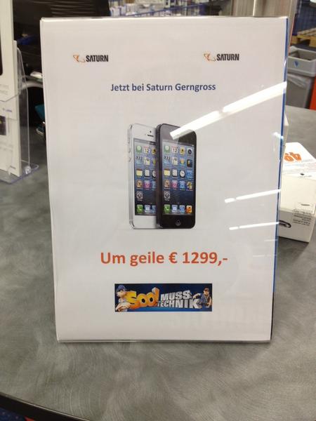 mgratzer's tweet image. Geiz ist geil? #iPhive (via @tweeting_pete)