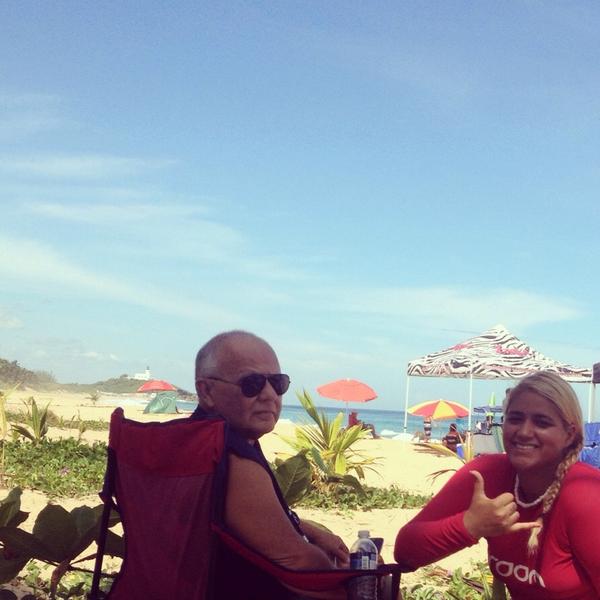 Leyda9's tweet image. Dad!!! Love you... #SurfCompetition
