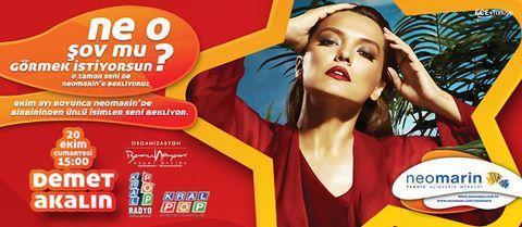 20 Ekim 2012 Cumartesi Demet Akalin Neomarin AVM İmza Günü <a href="/DemetAkalin/">Demet Akalin</a>