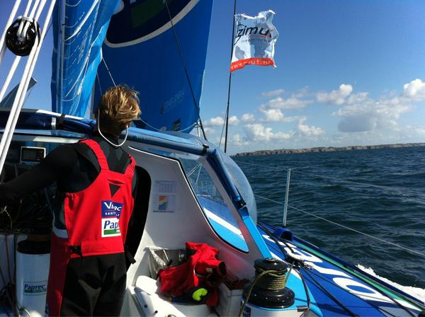 Jean-Pierre Dick sur le Trophée Azimut. Jean-Pierre Dick sur le Trophée Azimut.