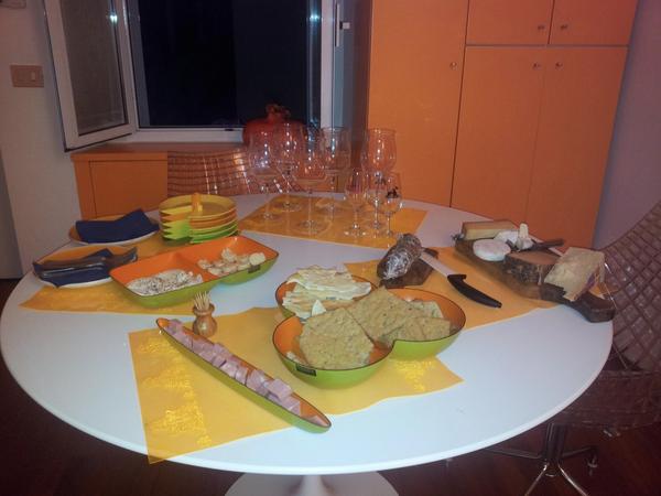 L'aperitivo di benvenuto offerto da Michele!