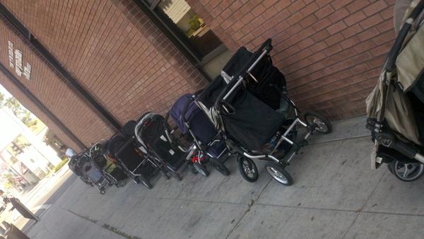cleabierman's tweet image. Everyone is having babies these days!! #strollersfordays