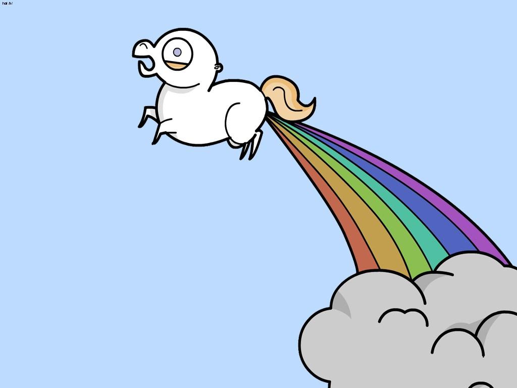 This is a picture of a unicorn pooping a rainbow. You are probably lucky you can't see it.