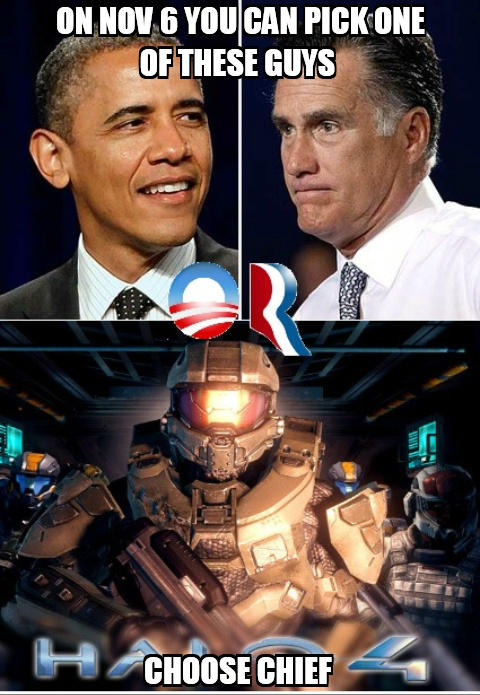 H4CustomBrowser's tweet image. On Nov 6 dont forget to #choosechief #halo4 #Halo4CustomGameBrowser