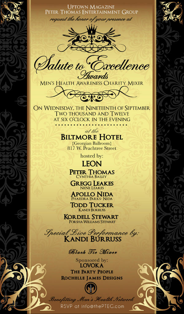 LEON (@justleon) on Twitter photo In ATL to host SALUTE TO EXCELLENCE AWARDS Men's Health Awareness Charity Mixer #BiltmoreHotel. 9/19 <a href="/CynthiaBailey10/">Cynthia Bailey</a> In ATL to host SALUTE TO EXCELLENCE AWARDS Men's Health Awareness Charity Mixer #BiltmoreHotel. 9/19 <a href="/CynthiaBailey10/">Cynthia Bailey</a>