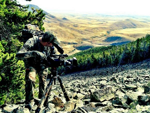 KenSciacca's tweet photo. Working hard in Northern Montana for @TeamElk  television. http://t.co/FvqgVCA6