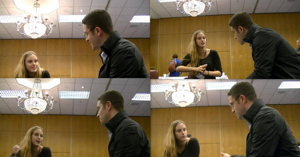 annabrodskaya1's tweet photo. Discussing the future &amp; #3Dprinting with Cody Wilson at #Bitcoin2012 http://t.co/NI4A4xeT