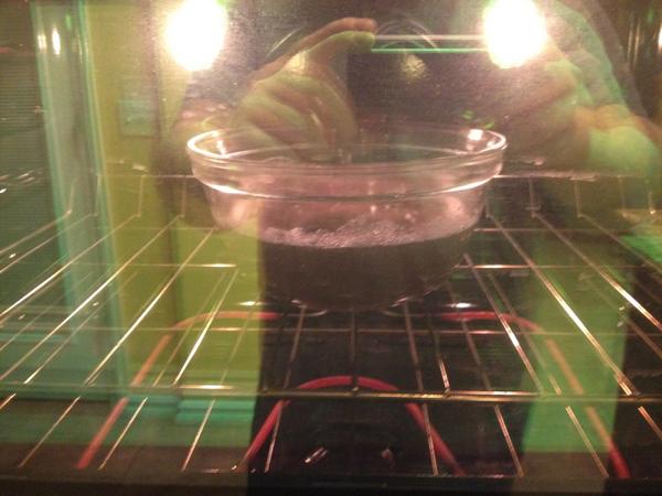 Lukeshively's tweet image. My first attempt at a Chocolate Soufflé! #cookinggenius #hopeitsnotpoison