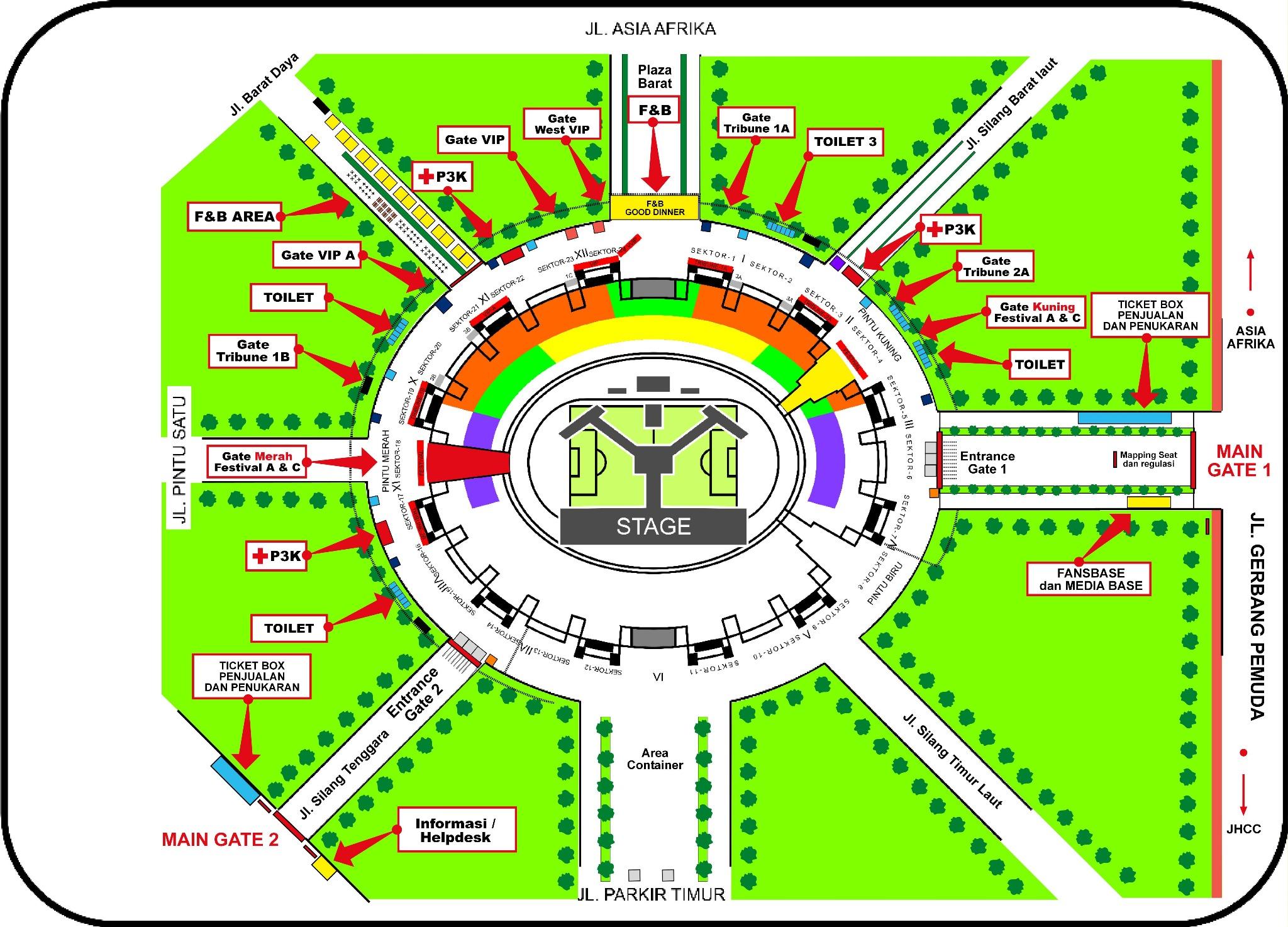 SMTOWN Jakarta on Twitter INFO Detail Layout Stadium 