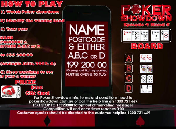 Poker Showdown tweet media