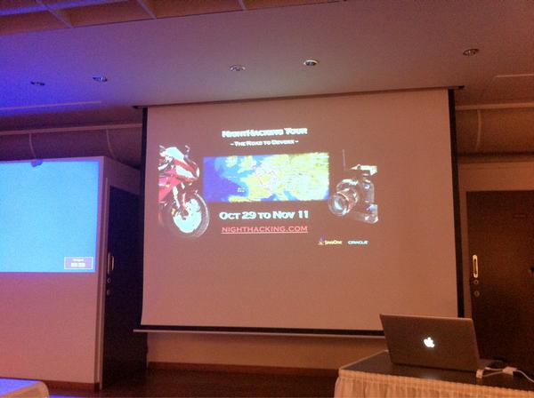 Stephan007's tweet image. @steveonjava just announced &quot;The road to Devoxx&quot; at BeJUG :)  #JavaFX2