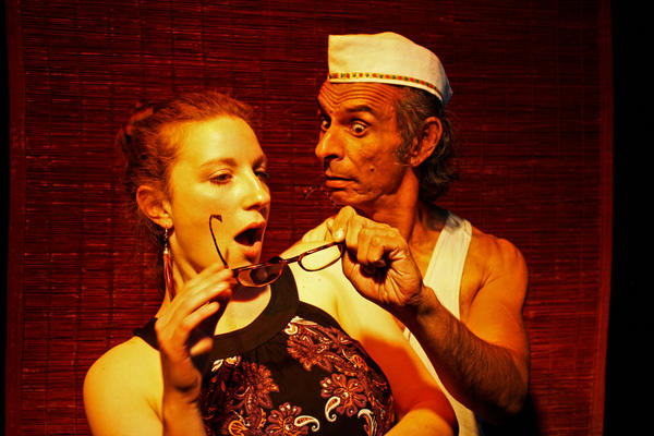 TaraTheatre's tweet image. 8 days to go until opening night of #KanjoosTheMiser - here's a sneak peak of the rehearsals @misterhsk @LondonSW18