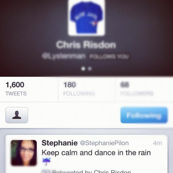 Stephanie_P87's tweet image. @Lystenman I like that you retweeting my dance in the rain tweet made you hit a twitter milestone! #1600tweets! 😊