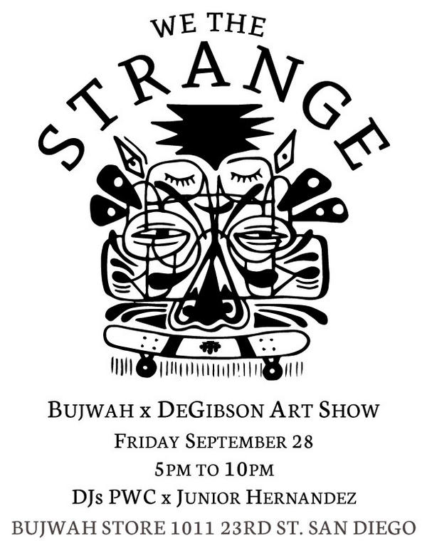 Bujwah's tweet photo. Bujwah &amp; Danny Gibson Art show Friday September 28 http://t.co/lwh5mRMA