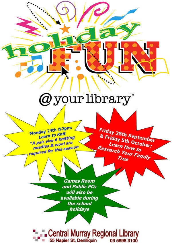 Deni_Library's tweet image. School Holidays are nearly here!
Take a look at the School Holiday Activities @Deni_Library