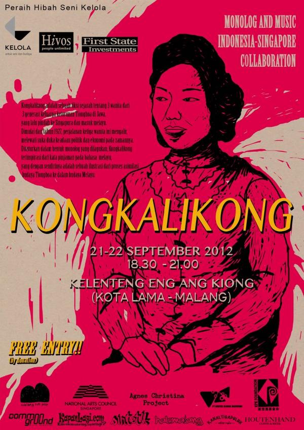 senaputrafm's tweet photo. #KONGKALIKONG | Monolog&amp;amp;Music Malang - Singapore Collaboration | 21-22/9, 8pm | Kelenteng An Kiong http://t.co/LTrPztCw ~@MalangSubPop