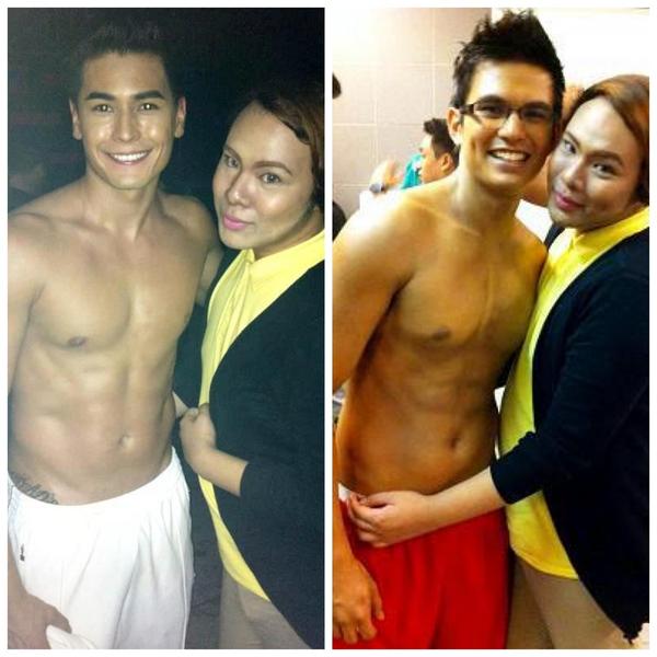 IvorJullian's tweet image. With Fabio and @AkoSiMangTomas #CosmoBachelorBash2012
