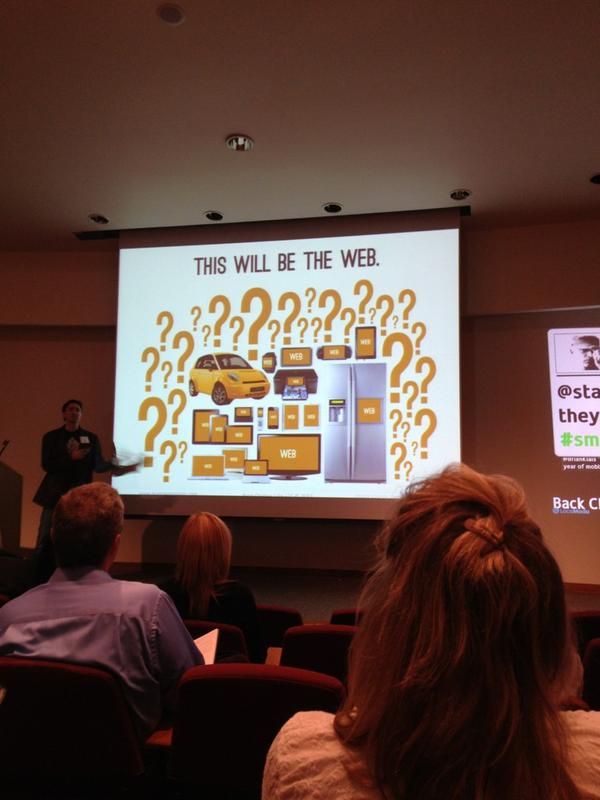 I can't wait until I can tweet from my fridge. It's a nerdy foodie's dream come true. #smbmad pic.twitter.com/qMmhcWGm