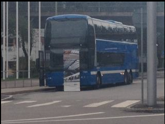 Pedro_Axis's tweet photo. Veja o autocarro que temos estacionado na exposição SKYDD em Estocolmo. http://t.co/q17uIk7J
