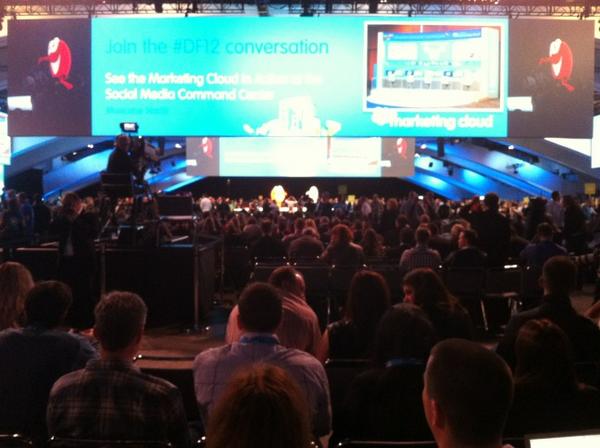 jakkigeiger's tweet image. Scored a pretty good seat for the #df12 @benioff keynote. Check out my #1view @cloudmdm @infacloud