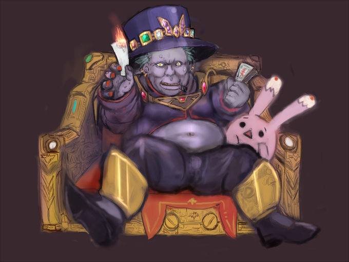 これが第二艦隊の偉い手予定!こういうぶん殴りたくなるおやぢは実は普通のキャラの3倍早く描けたりする( 