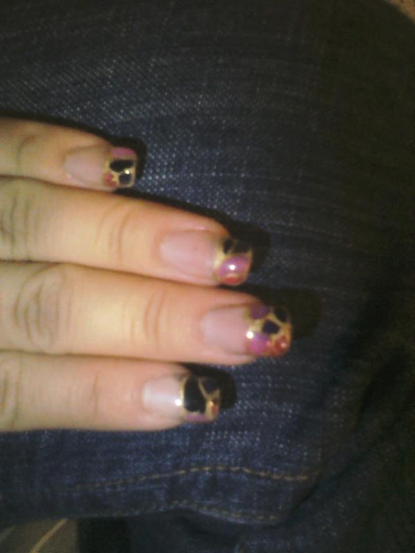 Mis favoritas!! Uñas con vitrales. *o*