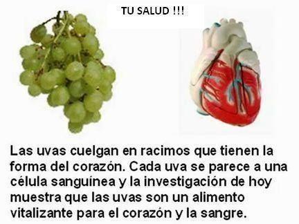 Las uvas dan diarrea