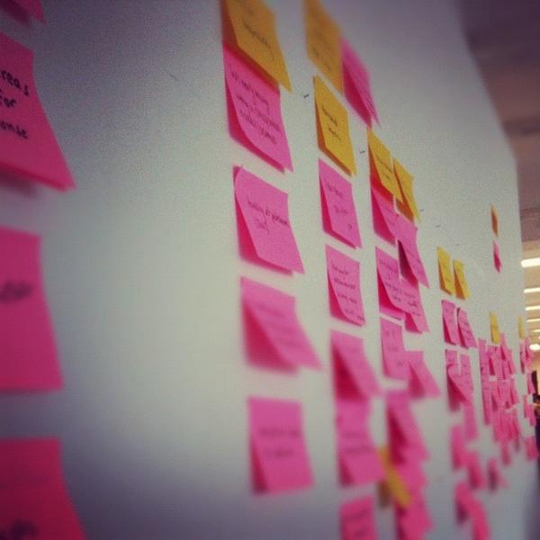 selina_law's tweet image. Post it notes are to design research what Polaroids are to fashion #affinitymapping