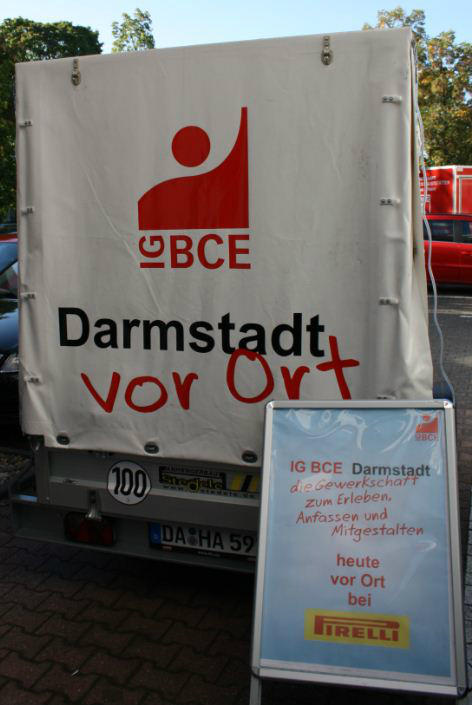 Gestern erfolgreicher Aktionstag bei Pirelli. Viele nette Kollegen kennengelernt und einige neue begrüßt!