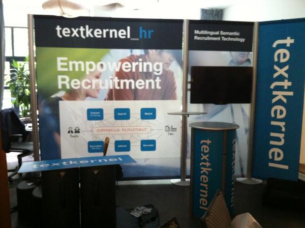Textkernel's tweet image. Just tested out the new #Textkernel stand! Visit the real thing at Zukunft Personal #zp2012 Stand P.15, Hall 11.2