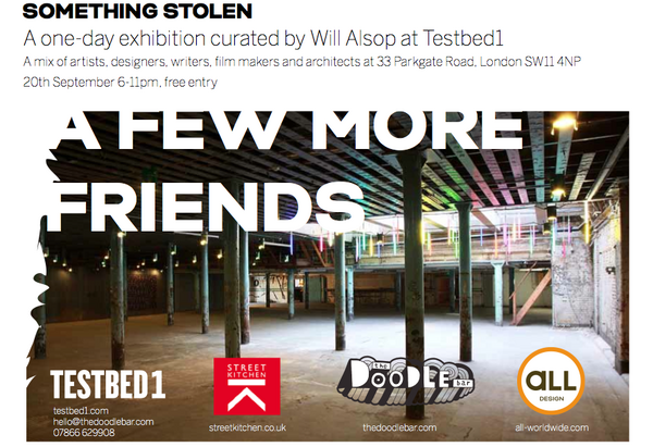 testbed1's tweet photo. Tonight in TESTBED1 6-11pm Will Alsop + A Few More Friends: Something Stolen. Exhibition on for one night only! http://t.co/3890mW5U