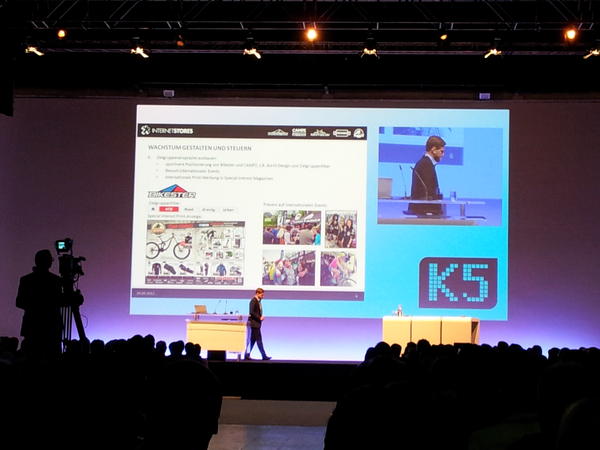 René Marius Köhler von Internetstores an der K5 - Bild via Twitter @danieltrost René Marius Köhler von Internetstores an der K5 - Bild via Twitter @danieltrost