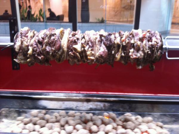 airo_daniel's tweet photo. Beautiful lamb on the spit today out the front of @MerchantGrossi. Yummy!!!! http://t.co/QAAXURIq