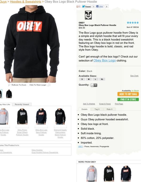 Kosmik_Ray's tweet image. Getting cold out here gonna buy this obey hoodie so sexy as fuck #OBEY #hoodie #skater #swag #dj #swag