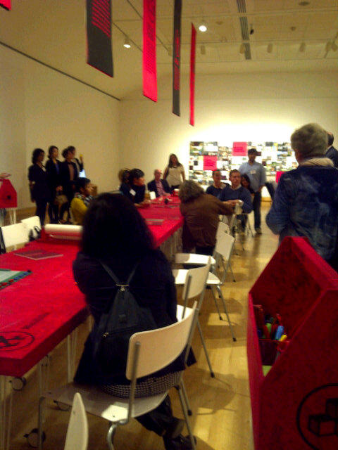 YorkRegionArts's tweet photo. Amazing opening reception of #COLAB  tonight @VarleyGallery @artsinmarkham! Participate! http://t.co/CImQcMLO