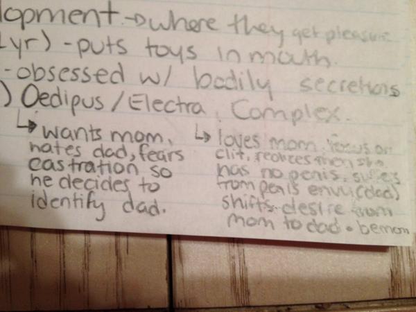 _aj78's tweet image. Psychology is fucked up lol. More like Freud. Where did he get this stuff from?! #psychosexualdevelopment