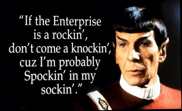 EnsignBobby's tweet image. Spockin'