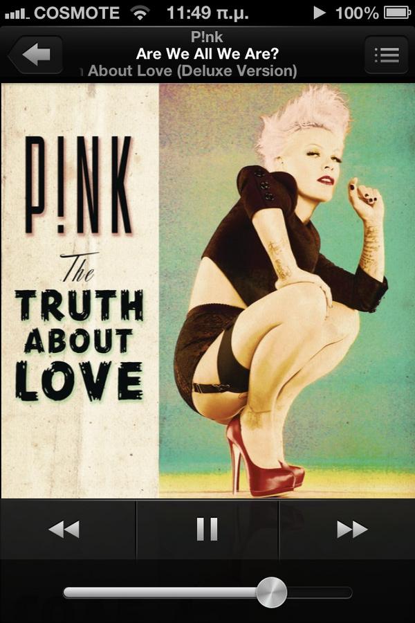 SiaGR's tweet photo. Listening to @pink s new Album!!!!I love dat!!!!!!Its fucking amazing!!Good Job mama! http://t.co/J7ooxzMc