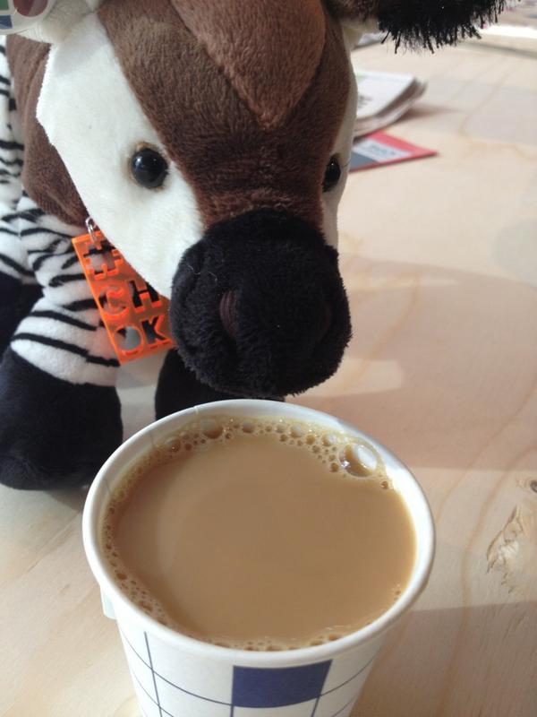 okfn_okapi's tweet photo. Sorted for caffeine. That's better. #okfest http://t.co/674unzu8
