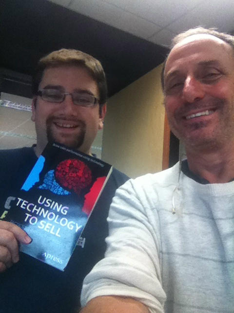 JonLondon's tweet photo. Matthew Morris one of the best sales people at PEER1 just bought my newest book "Using Technology to Sell" http://t.co/IAqy1MlI