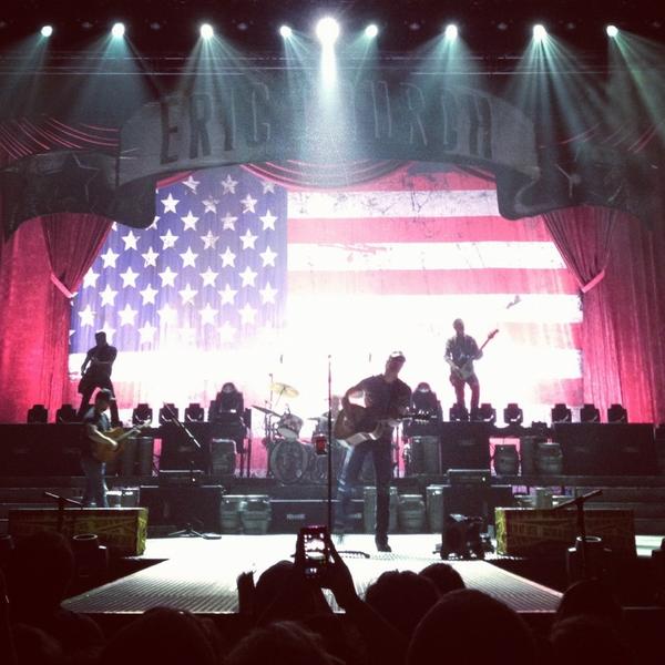 ScottStretch's tweet photo. From last night's Eric Church concert | http://t.co/o038F70C
