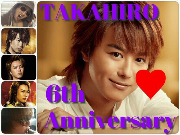 EXILE_TTakahiro's tweet photo. 【拡散希望】TAKAHIRO 6th Anniversary☆ http://t.co/NMB8Dj26