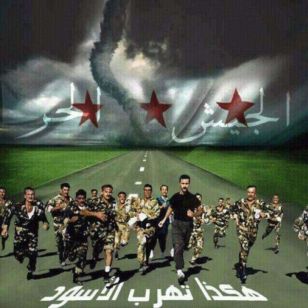 40Aw's tweet photo. الجيش الحر قادم http://t.co/dqGDfeCY
