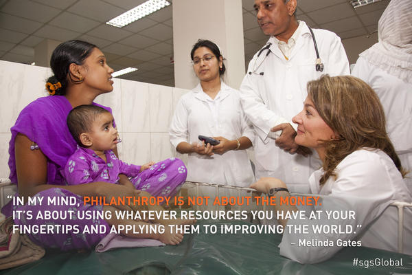 Gates Foundation tweet media