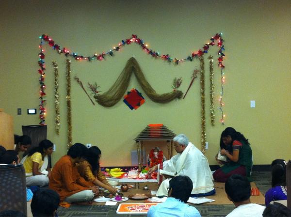 iatamu's tweet photo. Ganpati celebration by India Association @ MSC
#nowhappening http://t.co/9NBDVuj0