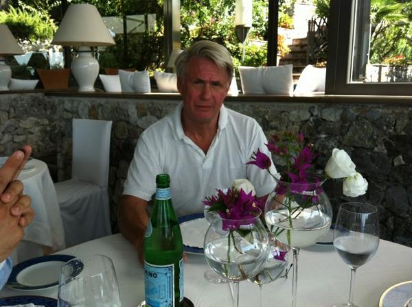 Gustaf 60 på fin Amalfi-krog