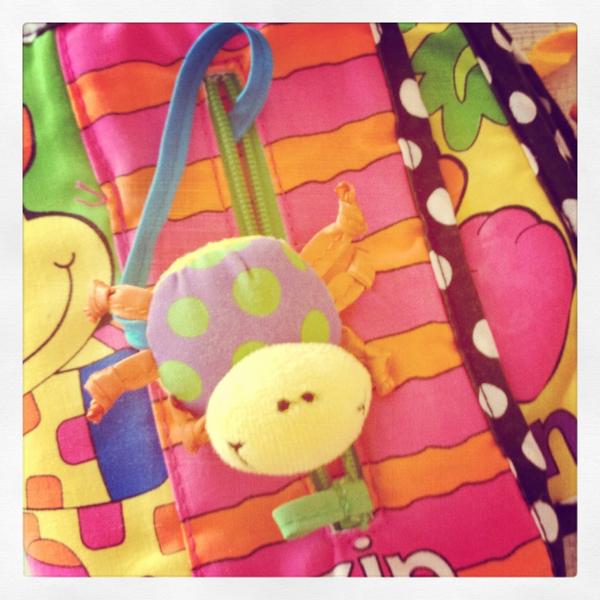 El primer libro del día, les encanta subir y bajar el cierre!!